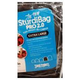 Sturdibag Extra Large Pet Carrier Flexible Height Pet Tote, Black,Size XL { 20"L x 16"H x 12"W}