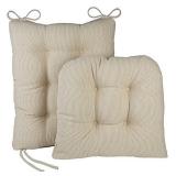 Klear Vu Gripper Jumbo Saturn Rocking Chair Cushion Set, 2 Count (Pack of 1), Natural