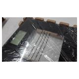 Extra Wide Digital Glass Talking Bathroom Scale Visual & Voice Display Scale