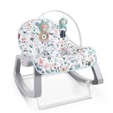 Fisher-Price Infant-to-Toddler Rocker - Pacific Pebble, Portable Baby Seat, Multi