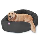 Majestic Pet 40 inch Gray Bagel Dog Bed Products