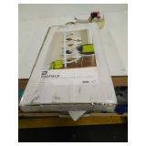 Kieragrace Providence Hadfield Leaning Shelf - White, 18" by 66"