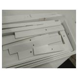 Kieragrace Providence Hadfield Leaning Shelf - White, 18" by 66"