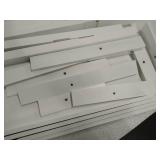 Kieragrace Providence Hadfield Leaning Shelf - White, 18" by 66"