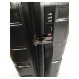 38 L black suitcase