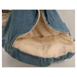 blue dog bed