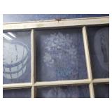 Vintage window-Etched Glass design