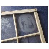 Vintage window-Etched Glass design