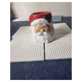 Santa Claus candle holder