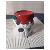 Santa Claus candle holder