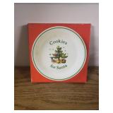 Santa Claus Cookie plate and milk cup