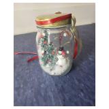 Snowman jar globe