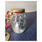 Snowman jar globe
