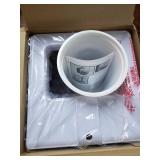 Marina Betta EZ Care 0.5 Gallon Aquarium Starter Kit, White