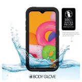 Body Glove Black Tidal Waterproof Phone Case for Samsung Galaxy A01