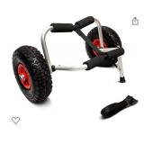 ABN Universal Kayak Carrier - Trolley for Carrying Kayaks, Canoes, Paddleboards, Float Mats, and Jon Boats