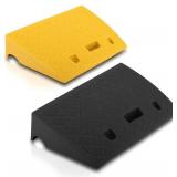 Portable Lightweight Plastic Curb Ramps - 2PC Heavy Duty Plastic Threshold Ramp Set