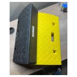 Portable Lightweight Plastic Curb Ramps - 2PC Heavy Duty Plastic Threshold Ramp Set