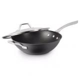 Pan Only - no lid- Calphalon Signature Nonstick 12" Flat-Bottom Wok with Cover