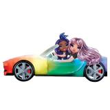 Rainbow High Color Change Car