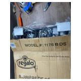 Regalo Deluxe Home Accents 74-Inch Widespan Safety Gate, Includes 4 Pack of Wall Mounts