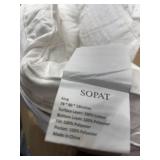 SOPAT Extra Thick Mattress Topper (King), Cooling Mattress Pad Cover, Pillow Top