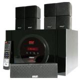 Pyle PT589BT 5.1-Channel Bluetooth Receiver and Wired Surround Sound Speaker System : Retail $198.00