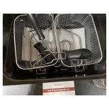 Secura Electric Deep Fryer 1800W-Watt Large 4.0L/4.2Qt Professional Grade with Triple Basket and Timer