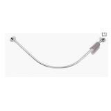 Corner shower curtain rod