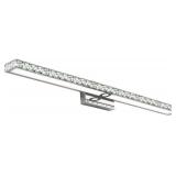 SOLFART Dimmable Crystal 40 Inches Long Bathroom Vanity Lights Fixtures Over Mirror Wall Lights