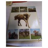 1965 Third Impression Horses Coffee Table Book, Condition Fair