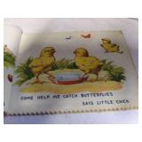 1950 Play With Us cloth Book, Condition VG