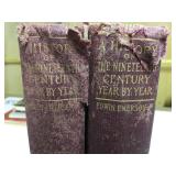 1902 A History of The Nineteenth Century Year by Year Vol. 1 & 3, Condition Poor