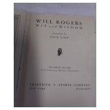 1936 Will Rogers Wit and Wisdom Pictorial Edition Compiled by Jack Lait, Condition Fair