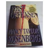 1994 First Offense by Nancy Taylor Rosenberg, Condition VG