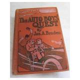 1911 The Auto Boys Quest by Jas.A.Braden, Condition Fair, Pages loose from cover