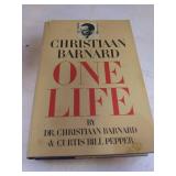 Christian Barnard One Life by Dr. Christian Barnard& Curtis Bill Pepper, Condition Good
