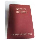 1904 1st Edition Presumed Bred In The Bone by Thomas Nelson Page, Condition Good