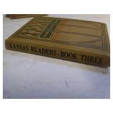 1920 Kansas Third Reader, Condition Good to VG