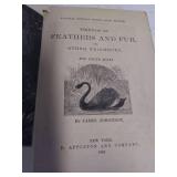 1889 Friends In Feathers And Fur by James Johonnot, Condition Poor