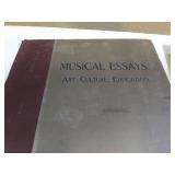 1902 Musical Essays Art, Culture, Education and 1973 1st Edition The Waltz Emperors, The Life and Times and Music of The Strauss Family, Conditions Fair to VG