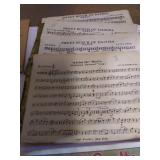 Old Paper Booklets, Music and Postcard