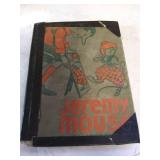 1937 1st Edition Presumed Jeremy Mouse by Clara Atwood Fitts, Condition Fair for age
