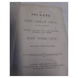 1868 The Secrets Of The Great City, Condition Poor (cover is rough)