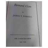 1946 Bernard Clare by James T. Farrell, Condition Fair (Dustcover has damage)