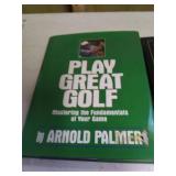 Golf and Stars on Ice Coffee Table Books, Condition Good
