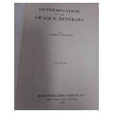 1931 1st Edition Presumed Determination Of The Opaque Minerals by Farnham, Condition VG