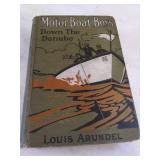 1915 Motor Boat Boys Down The Danube by Louis Arundel, Condition Good