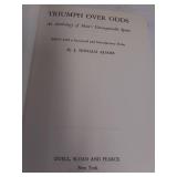 1957 1st Edition Triumph Over Odds by J. Donald Adams, Condition VG