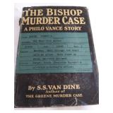 1929 The Bishop Murder Case A Philo Vance Story, Condition Good (Dustcover damaged)